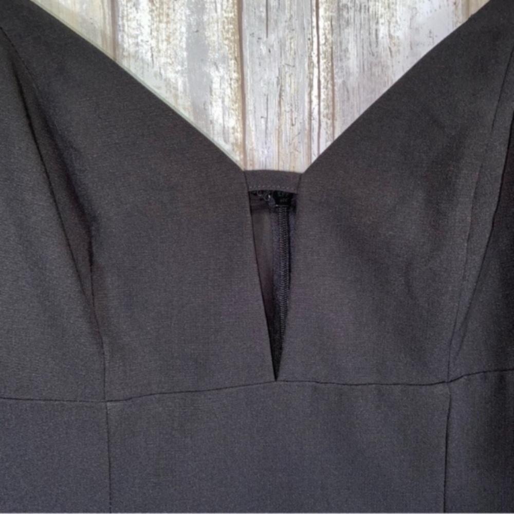 NWT Lulus Sultry Moments Little Black Dress XS Bodycon Spaghetti Strap Cutout - Picture 4 of 9